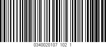 Código de barras (EAN, GTIN, SKU, ISBN): '0340020107_102_1'
