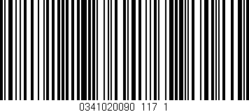 Código de barras (EAN, GTIN, SKU, ISBN): '0341020090_117_1'