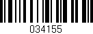 Código de barras (EAN, GTIN, SKU, ISBN): '034155'