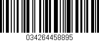 Código de barras (EAN, GTIN, SKU, ISBN): '034264458895'