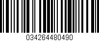Código de barras (EAN, GTIN, SKU, ISBN): '034264480490'