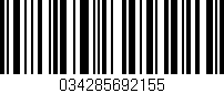 Código de barras (EAN, GTIN, SKU, ISBN): '034285692155'