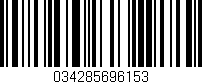 Código de barras (EAN, GTIN, SKU, ISBN): '034285696153'