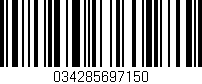 Código de barras (EAN, GTIN, SKU, ISBN): '034285697150'