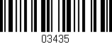 Código de barras (EAN, GTIN, SKU, ISBN): '03435'