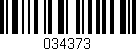 Código de barras (EAN, GTIN, SKU, ISBN): '034373'