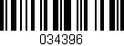 Código de barras (EAN, GTIN, SKU, ISBN): '034396'