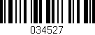 Código de barras (EAN, GTIN, SKU, ISBN): '034527'