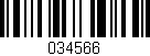 Código de barras (EAN, GTIN, SKU, ISBN): '034566'