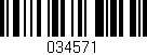 Código de barras (EAN, GTIN, SKU, ISBN): '034571'