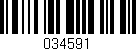 Código de barras (EAN, GTIN, SKU, ISBN): '034591'