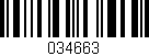 Código de barras (EAN, GTIN, SKU, ISBN): '034663'