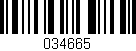 Código de barras (EAN, GTIN, SKU, ISBN): '034665'