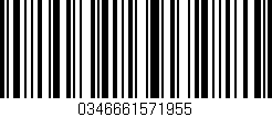 Código de barras (EAN, GTIN, SKU, ISBN): '0346661571955'