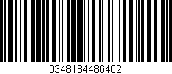 Código de barras (EAN, GTIN, SKU, ISBN): '0348184486402'