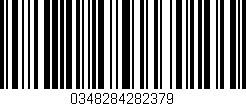 Código de barras (EAN, GTIN, SKU, ISBN): '0348284282379'
