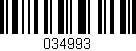 Código de barras (EAN, GTIN, SKU, ISBN): '034993'