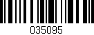 Código de barras (EAN, GTIN, SKU, ISBN): '035095'