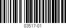 Código de barras (EAN, GTIN, SKU, ISBN): '03517-01'