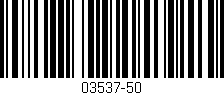 Código de barras (EAN, GTIN, SKU, ISBN): '03537-50'