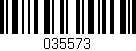 Código de barras (EAN, GTIN, SKU, ISBN): '035573'