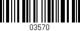 Código de barras (EAN, GTIN, SKU, ISBN): '03570'