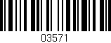 Código de barras (EAN, GTIN, SKU, ISBN): '03571'