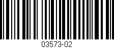 Código de barras (EAN, GTIN, SKU, ISBN): '03573-02'