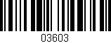 Código de barras (EAN, GTIN, SKU, ISBN): '03603'