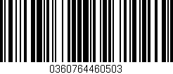 Código de barras (EAN, GTIN, SKU, ISBN): '0360764460503'