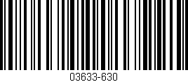 Código de barras (EAN, GTIN, SKU, ISBN): '03633-630'