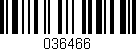 Código de barras (EAN, GTIN, SKU, ISBN): '036466'