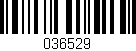 Código de barras (EAN, GTIN, SKU, ISBN): '036529'