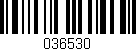 Código de barras (EAN, GTIN, SKU, ISBN): '036530'