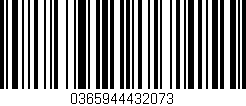 Código de barras (EAN, GTIN, SKU, ISBN): '0365944432073'