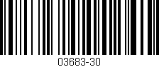 Código de barras (EAN, GTIN, SKU, ISBN): '03683-30'