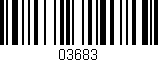 Código de barras (EAN, GTIN, SKU, ISBN): '03683'
