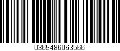 Código de barras (EAN, GTIN, SKU, ISBN): '0369486063566'