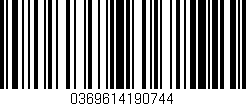 Código de barras (EAN, GTIN, SKU, ISBN): '0369614190744'
