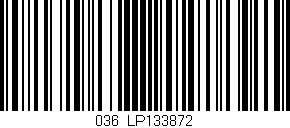Código de barras (EAN, GTIN, SKU, ISBN): '036/LP133872'