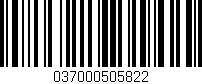 Código de barras (EAN, GTIN, SKU, ISBN): '037000505822'