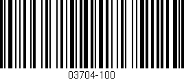 Código de barras (EAN, GTIN, SKU, ISBN): '03704-100'