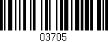 Código de barras (EAN, GTIN, SKU, ISBN): '03705'
