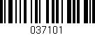 Código de barras (EAN, GTIN, SKU, ISBN): '037101'
