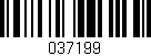 Código de barras (EAN, GTIN, SKU, ISBN): '037199'
