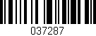 Código de barras (EAN, GTIN, SKU, ISBN): '037287'