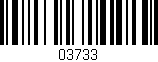 Código de barras (EAN, GTIN, SKU, ISBN): '03733'