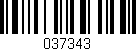 Código de barras (EAN, GTIN, SKU, ISBN): '037343'
