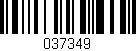 Código de barras (EAN, GTIN, SKU, ISBN): '037349'