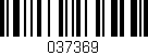 Código de barras (EAN, GTIN, SKU, ISBN): '037369'
